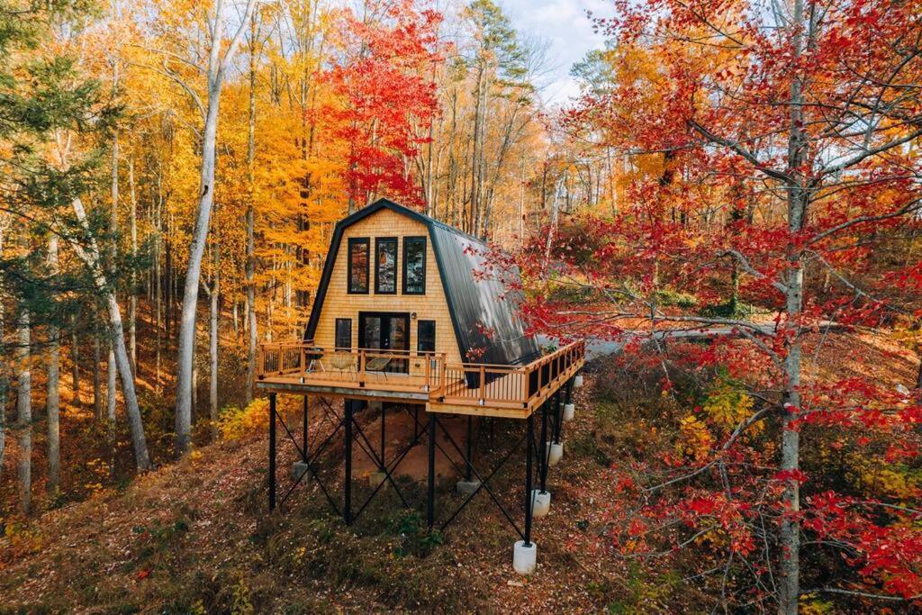 Secluded Mtn View New! 10 Mins To Gatlinburg Or Park Villa Eksteriør billede