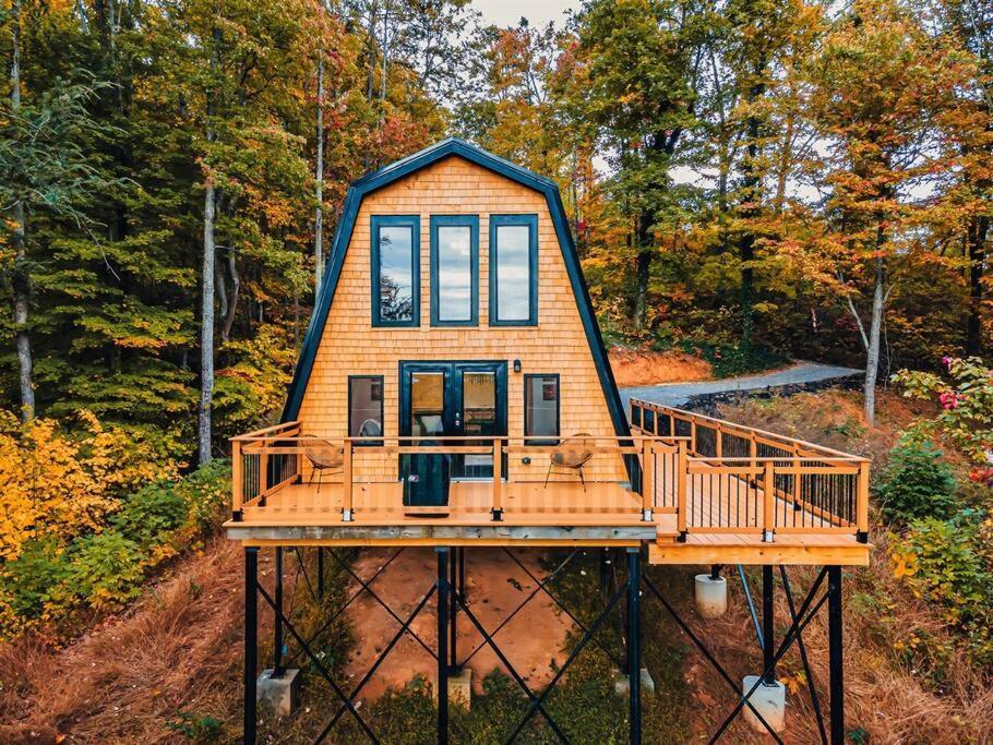 Secluded Mtn View New! 10 Mins To Gatlinburg Or Park Villa Eksteriør billede