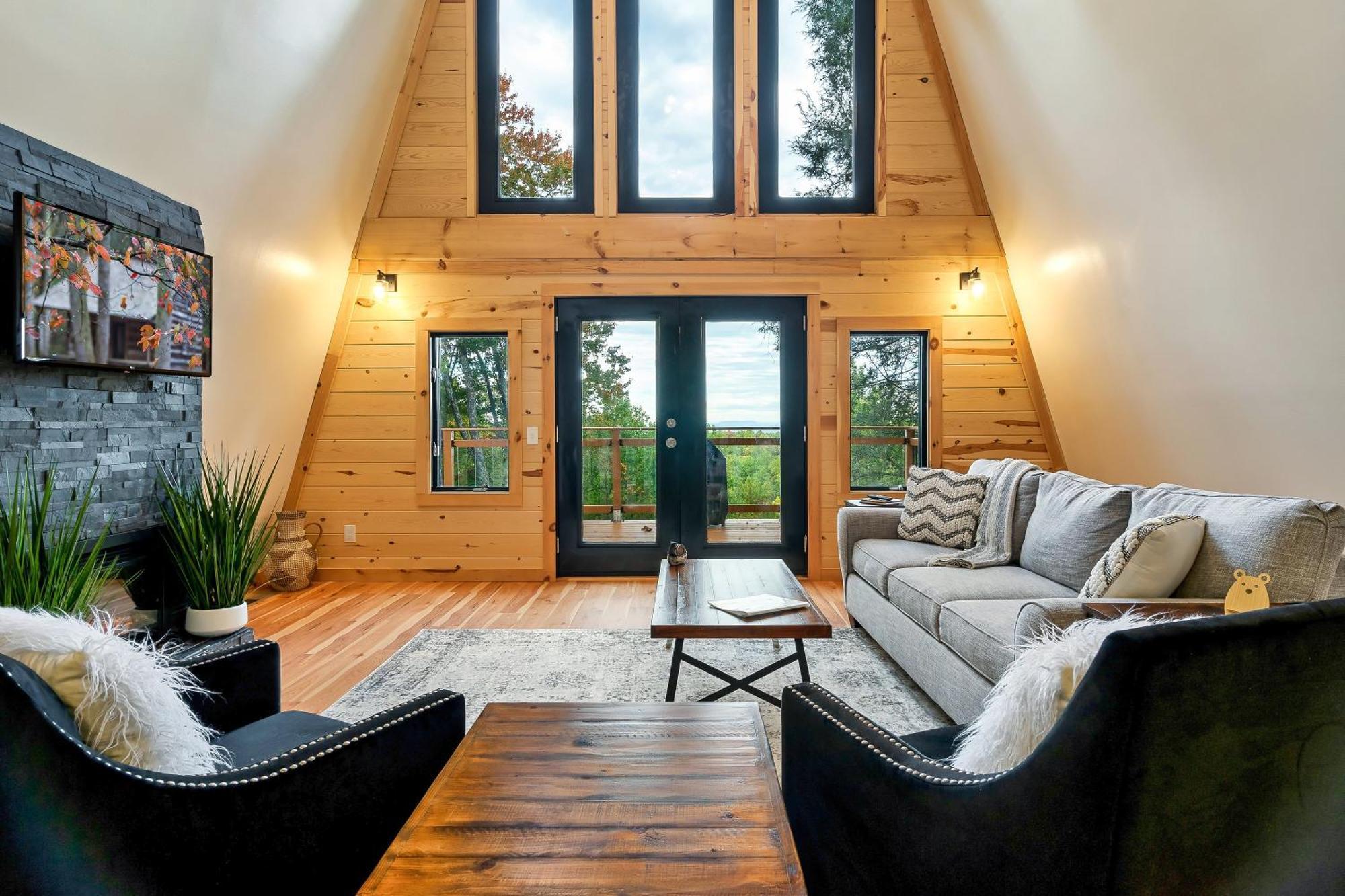 Secluded Mtn View New! 10 Mins To Gatlinburg Or Park Villa Eksteriør billede